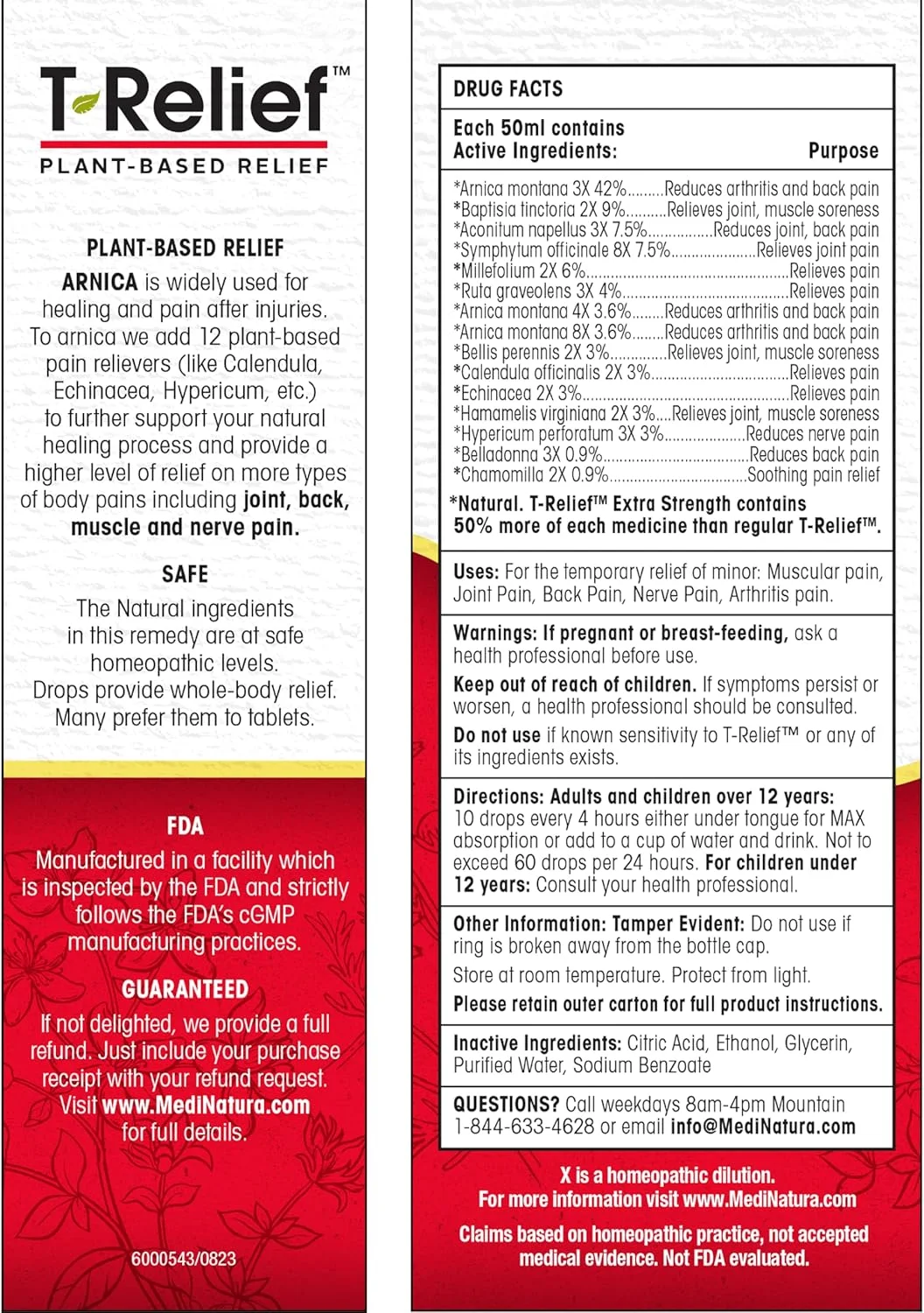 قطره خوراکی تسکین درد مدیناتورا تی رلیف