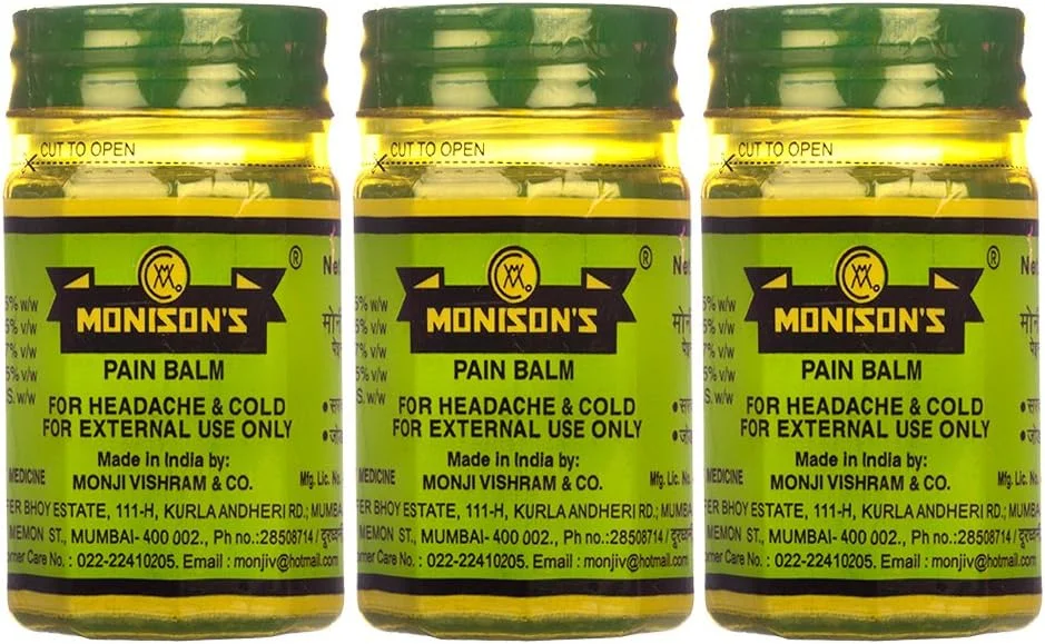 مسکن درد مونیسون، ۱۰۰ گرمی (بسته ۳ عددی)