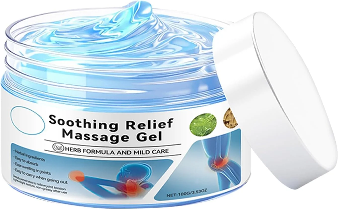 کرم ماساژ - پماد مراقبت فوری مفاصل، پماد تسکین دهنده 100 گرمی برای شانه، ریکاوری بعد از تمرین، پا، کمر، آرنج، گردن، آسیب های ورزشی، کشیدگی، مچ پا
