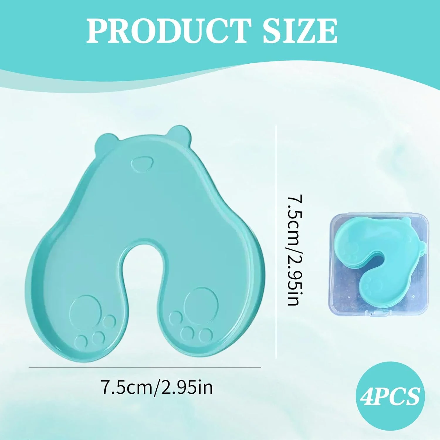 بسته 4 عددی مسدود کننده تزریق، مسدود کننده تزریق برای کودکان و بزرگسالان، کمک تزریق مجدد قابل استفاده، کاهش اضطراب، به حداقل رساندن زخم (سبز)