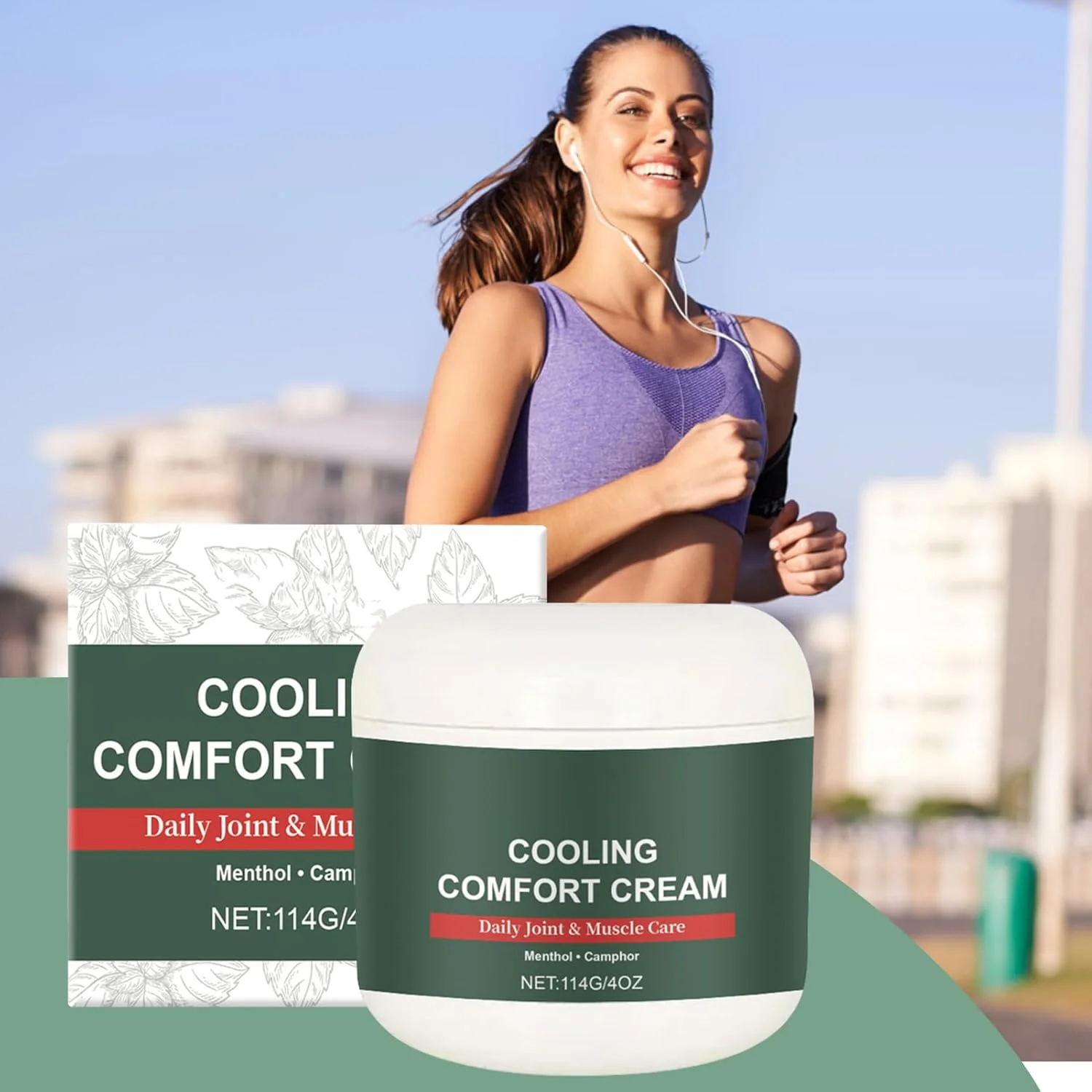 ژل مراقبت از مفاصل | بالم خنک کننده مفاصل، 114 گرم بالم طبیعی غیر چسبنده برای مردان، زنان، بزرگسالان و سالمندان برای کمر، پشت، پاها، دست ها، زانو و آرنج