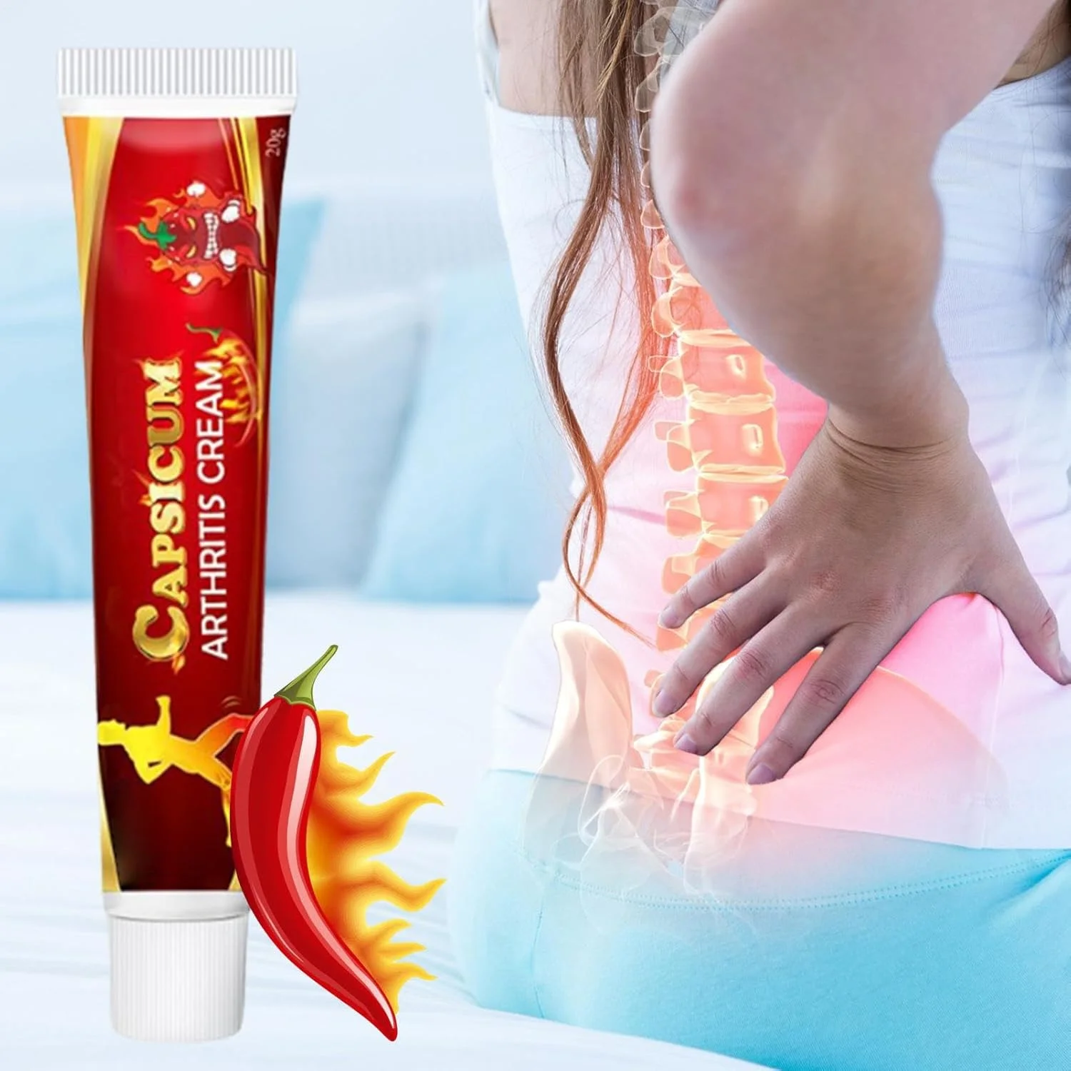 کرم مفاصل، کرم مراقبت از گردن و بازیابی عضلات - عامل ماساژ تسکین دهنده عضلات قابل حمل برای دفاتر ورزشی، گردن، پا، آرنج، کمر و شانه