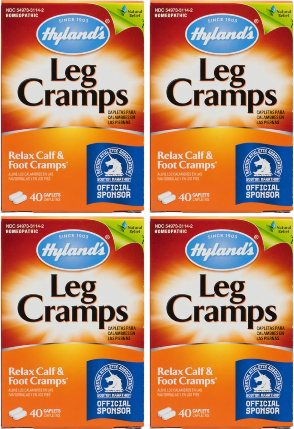هایلندز، گرفتگی عضلات پا، 40 عدد، بسته 4 عددی