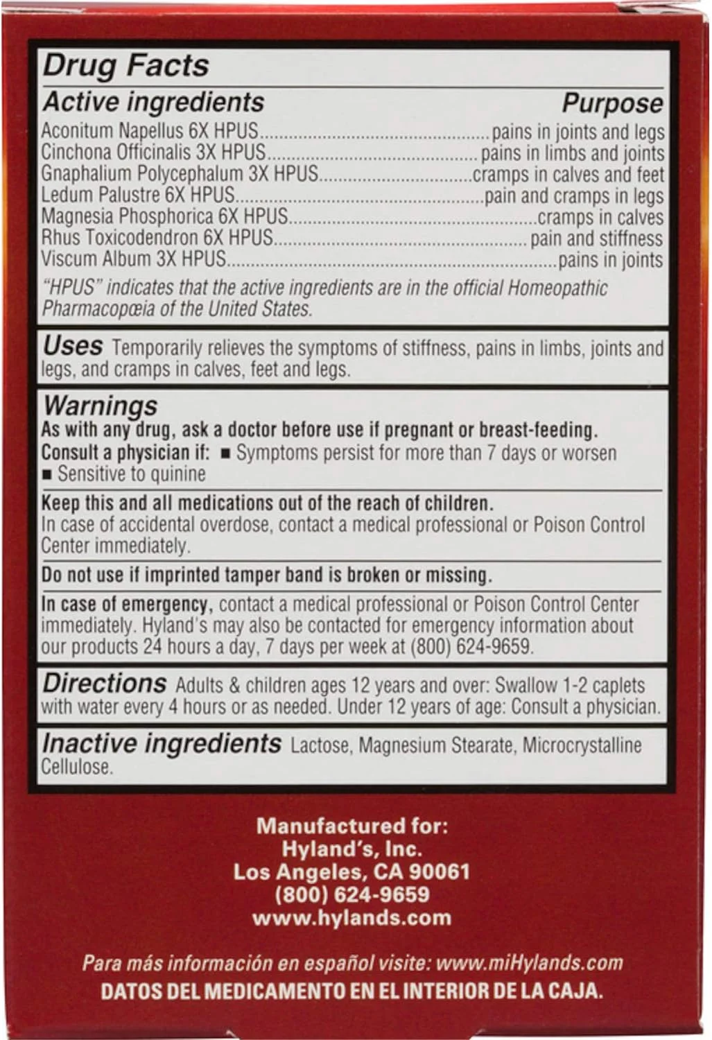 هایلندز، گرفتگی عضلات پا، 40 عدد، بسته 4 عددی