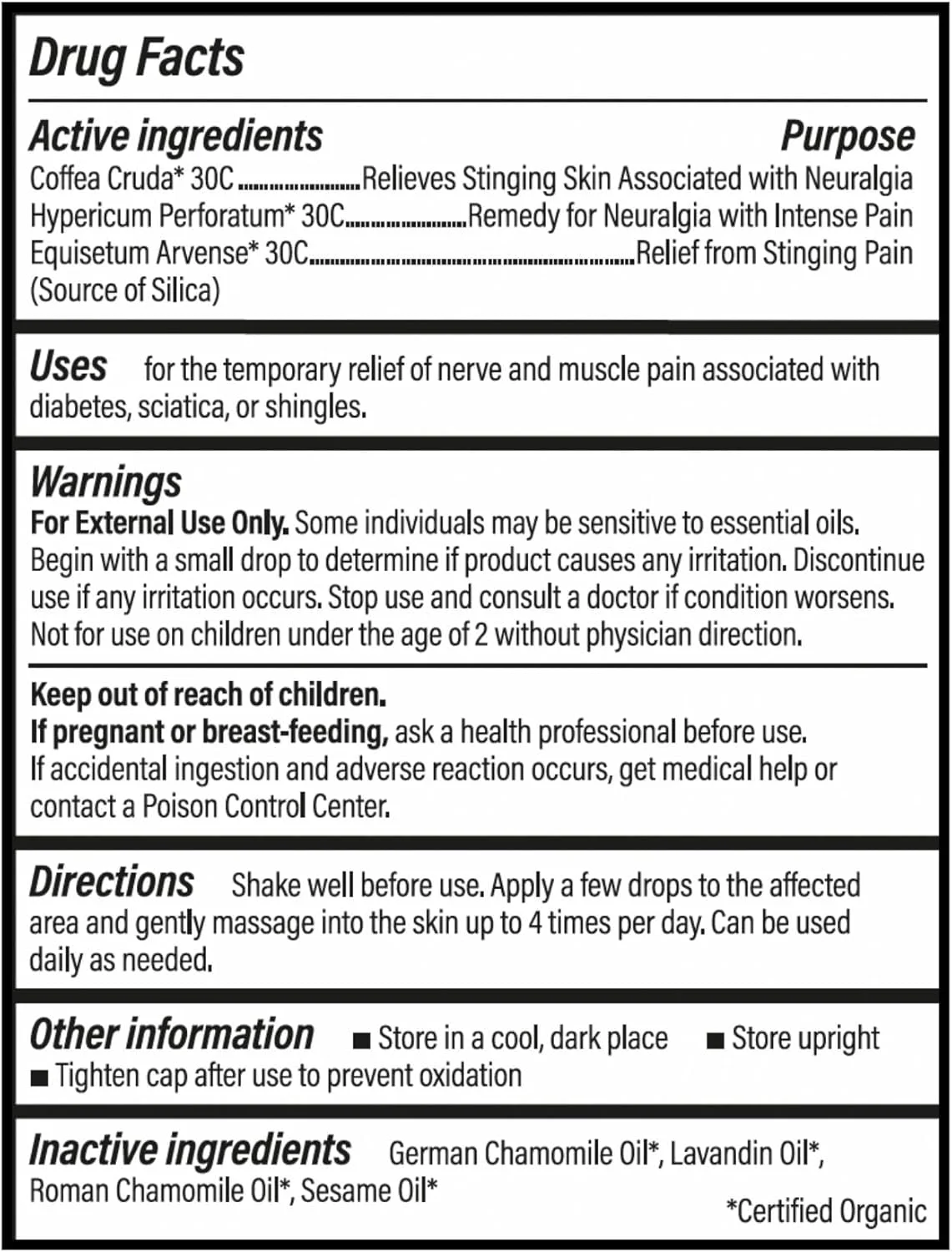 درمان درد عصب نچرال فورسز، 11 میلی لیتر (بسته 1 عددی)