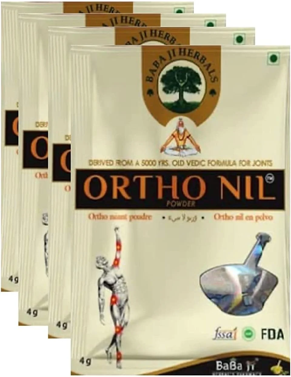 پودر اورتونیل باباجی برای درد مفاصل، درد بدن، درد عضلات - (70 ساشه) پودر اورتونیل باباجی برای درد مفاصل، درد بدن، درد عضلات - (70 ساشه)