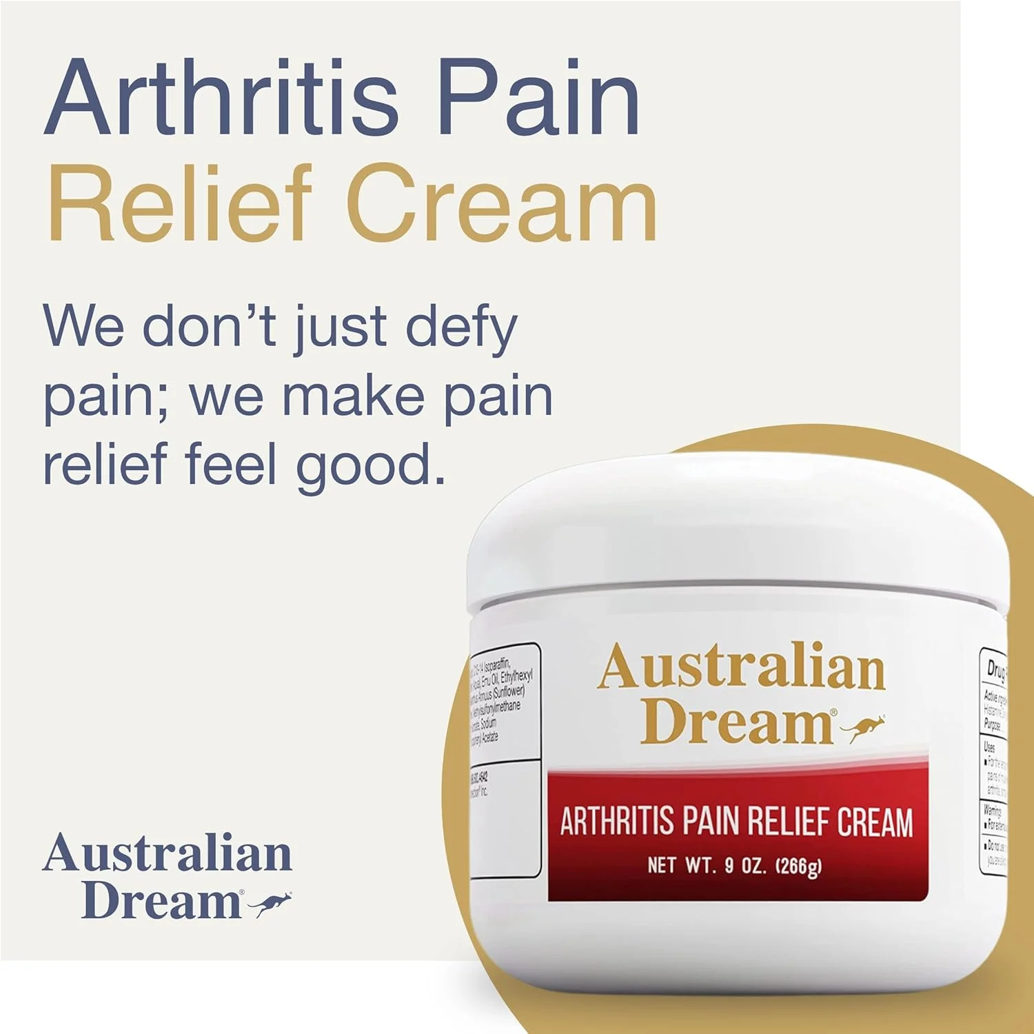 کرم تسکین درد آرتریت Australian Dream، ۲۵۵ گرم