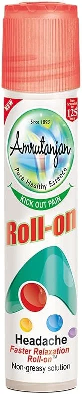 روغن رولی تسکین سریع سردرد امرتانجان - بسته 2 عددی، 10 میلی لیتر روغن رولی تسکین سریع سردرد امرتانجان - بسته 2 عددی، 10 میلی لیتر