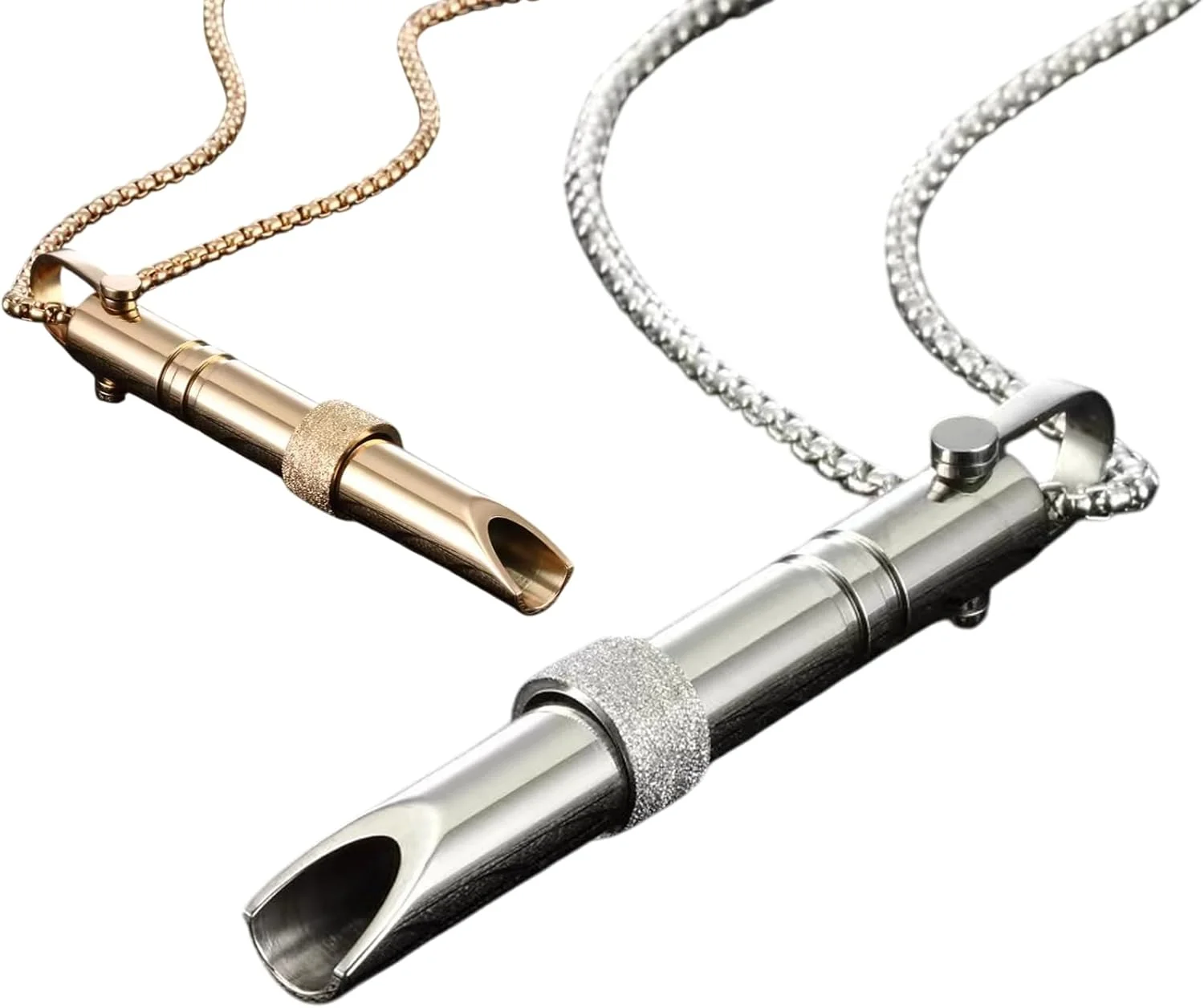 گردنبند آرامش بخش برای کاهش اضطراب، قابل حمل و تمرکز ذهن، تمرین تنفس در 2 رنگ، هدیه برای زنان و مردان در کریسمس، ولنتاین و تولد