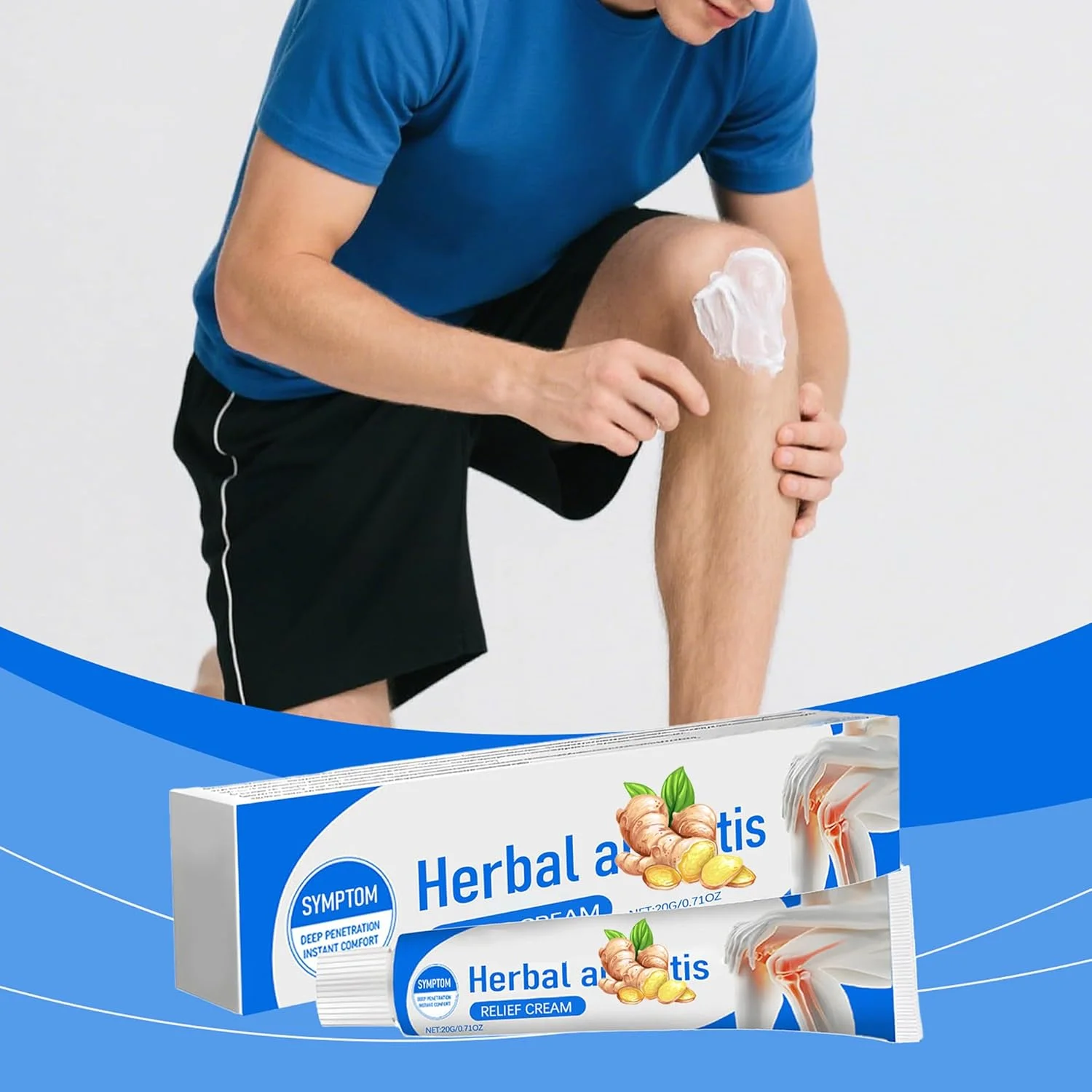 ژل فعال مفاصل برای ریکاوری ورزشی 20 گرم - پشتیبانی خنک کننده برای سفتی عضلات و مفاصل بعد از تمرین - جذب سریع ژل فعال مفاصل برای ریکاوری ورزشی 20 گرم - پشتیبانی خنک کننده برای سفتی عضلات و مفاصل بعد از تمرین - جذب سریع