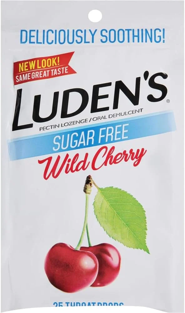 آبنبات سرد بدون قند لودن با طعم گیلاس وحشی - 25 عددی