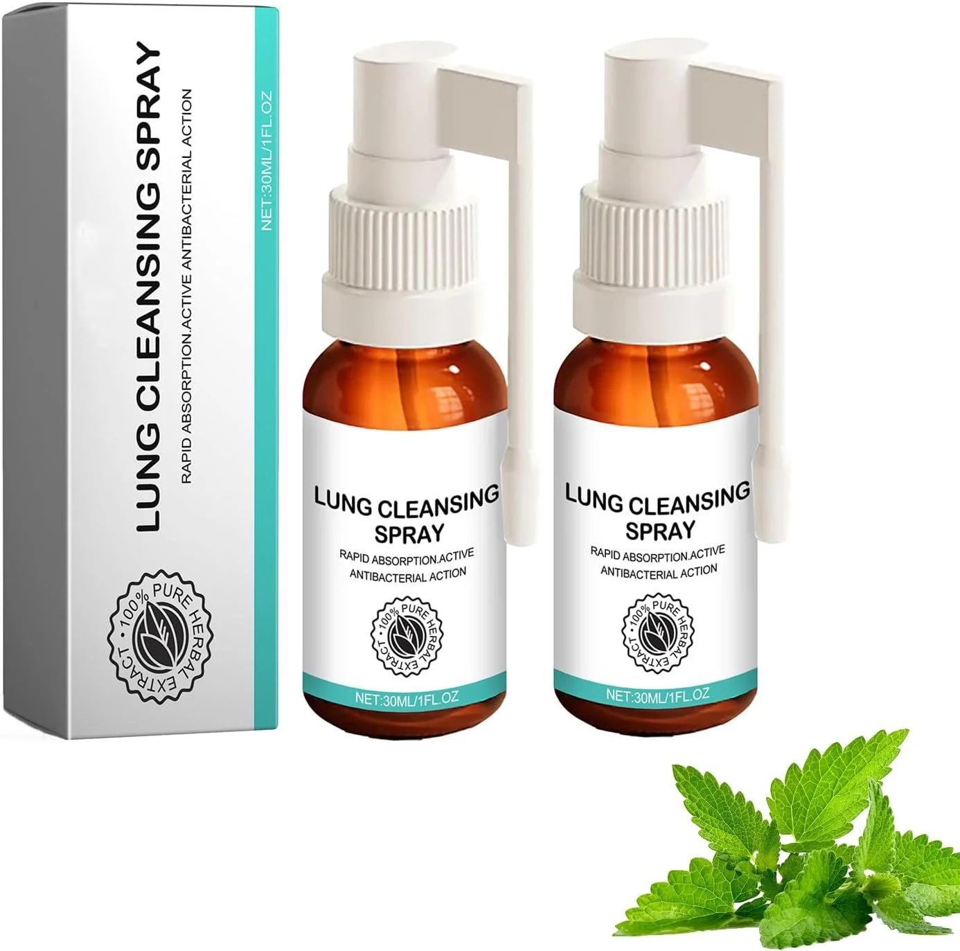 اسپری پاک کننده ریه، پاک کننده گیاهی ریه (2 عدد)