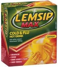 لمسیپ مکس سرماخوردگی و آنفولانزا با طعم لیمو، 10 ساشه