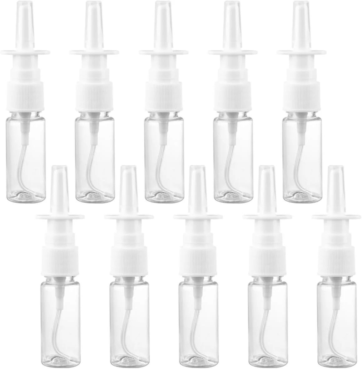 Healifty بطری اسپری بینی 10 عددی، بطری اسپری مه پاش 10 میلی لیتری، ظرف اسپری مستقیم مراقبت از رینیت