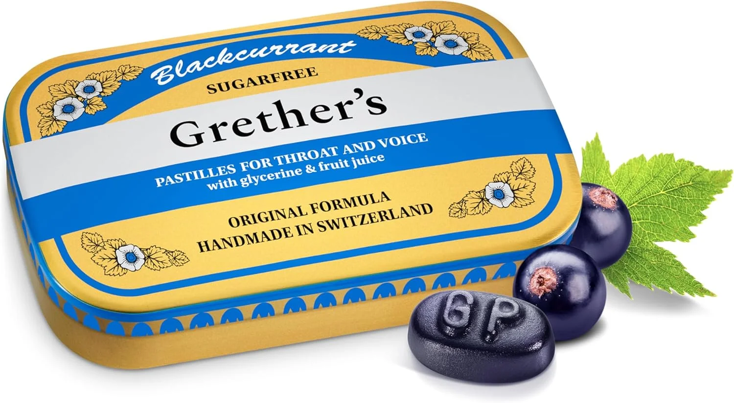 پاستیل های بدون شکر انگور فرنگی گریترز 60 گرمی - بسته 24 عددی