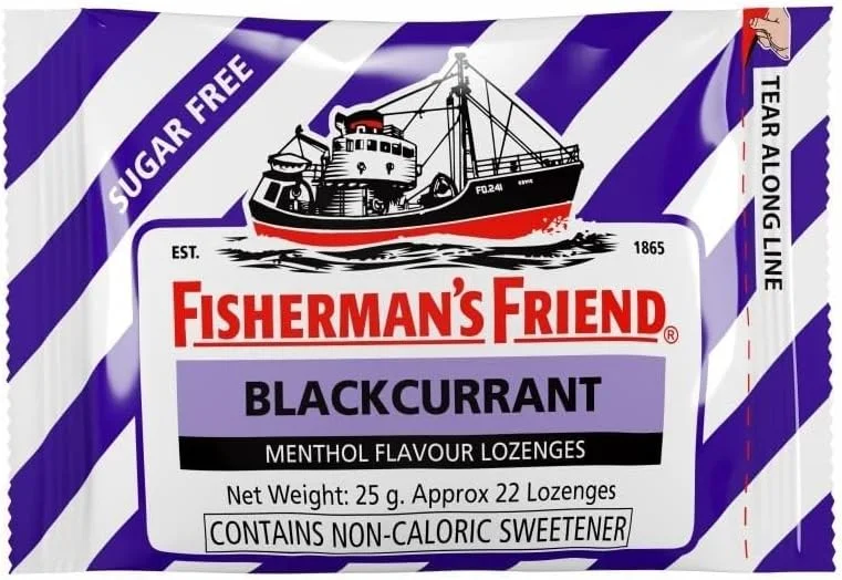 قرص خوشبو کننده دهان با طعم توت سیاه Fisherman's Friend، ۲۵ گرم