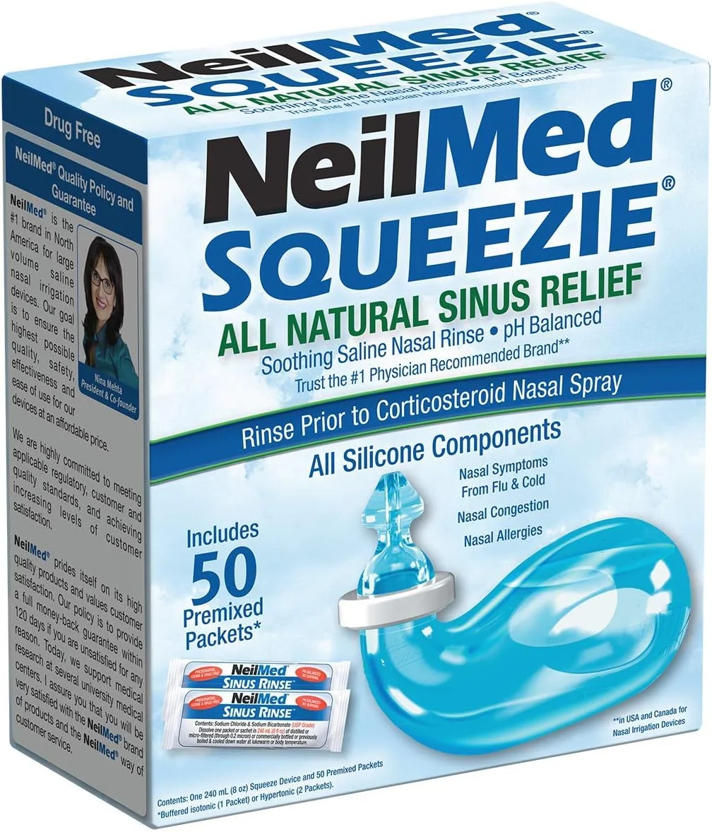 دستگاه شستشوی بینی نیل‌مد اسکویپ ناساکلین اسکوئیزی، 230 میلی‌لیتر