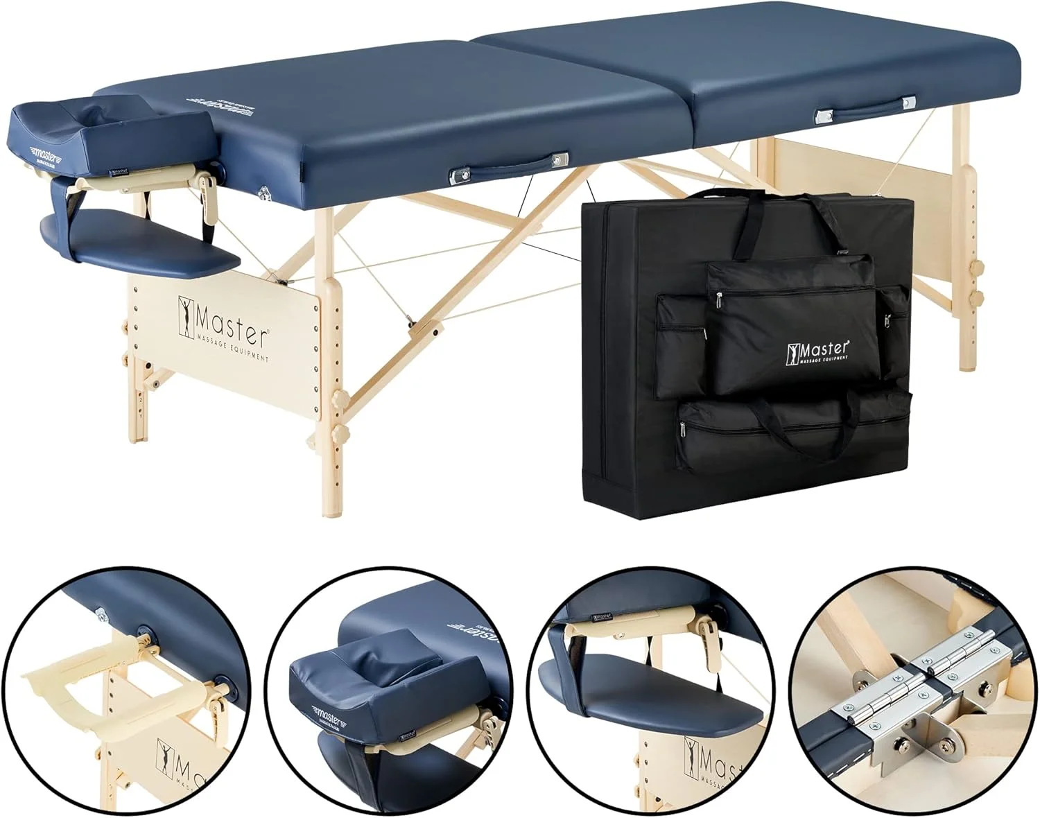 تخت ماساژ قابل حمل مستر ماساژ مدل Coronado Pro Package - ارتفاع قابل تنظیم، ظرفیت کاری 340 کیلوگرم و بالشتک فوم 7.5 سانتی متری - تخت تاتو، تخت اکستنشن مژه - آبی سلطنتی - تصویر 2 تخت ماساژ قابل حمل مستر ماساژ مدل Coronado Pro Package - ارتفاع قابل تنظیم، ظرفیت کاری 340 کیلوگرم و بالشتک فوم 7.5 سانتی متری - تخت تاتو، تخت اکستنشن مژه - آبی سلطنتی - تصویر 2