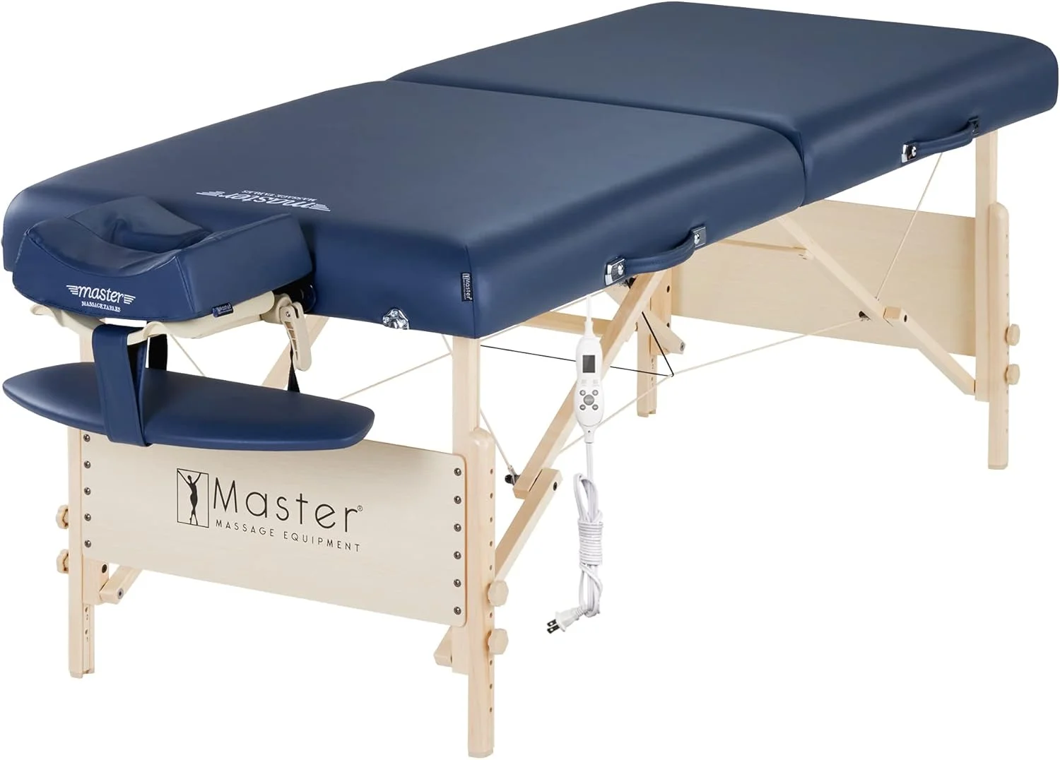 تخت ماساژ قابل حمل گرمایشی مستر ماساژ Coronado Therma Top™ با فوم 3 اینچی - تخت تاتو، تخت اکستنشن مژه - آبی رویال - تصویر 2 تخت ماساژ قابل حمل گرمایشی مستر ماساژ Coronado Therma Top™ با فوم 3 اینچی - تخت تاتو، تخت اکستنشن مژه - آبی رویال - تصویر 2