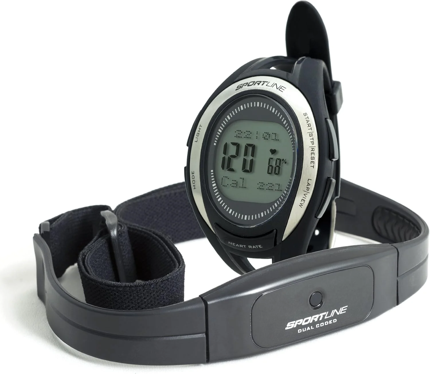 سنجشگر ضربان قلب ورزشی زنانه Sportline 670 Cardio Connect با قابلیت ردیابی سرعت و مسافت