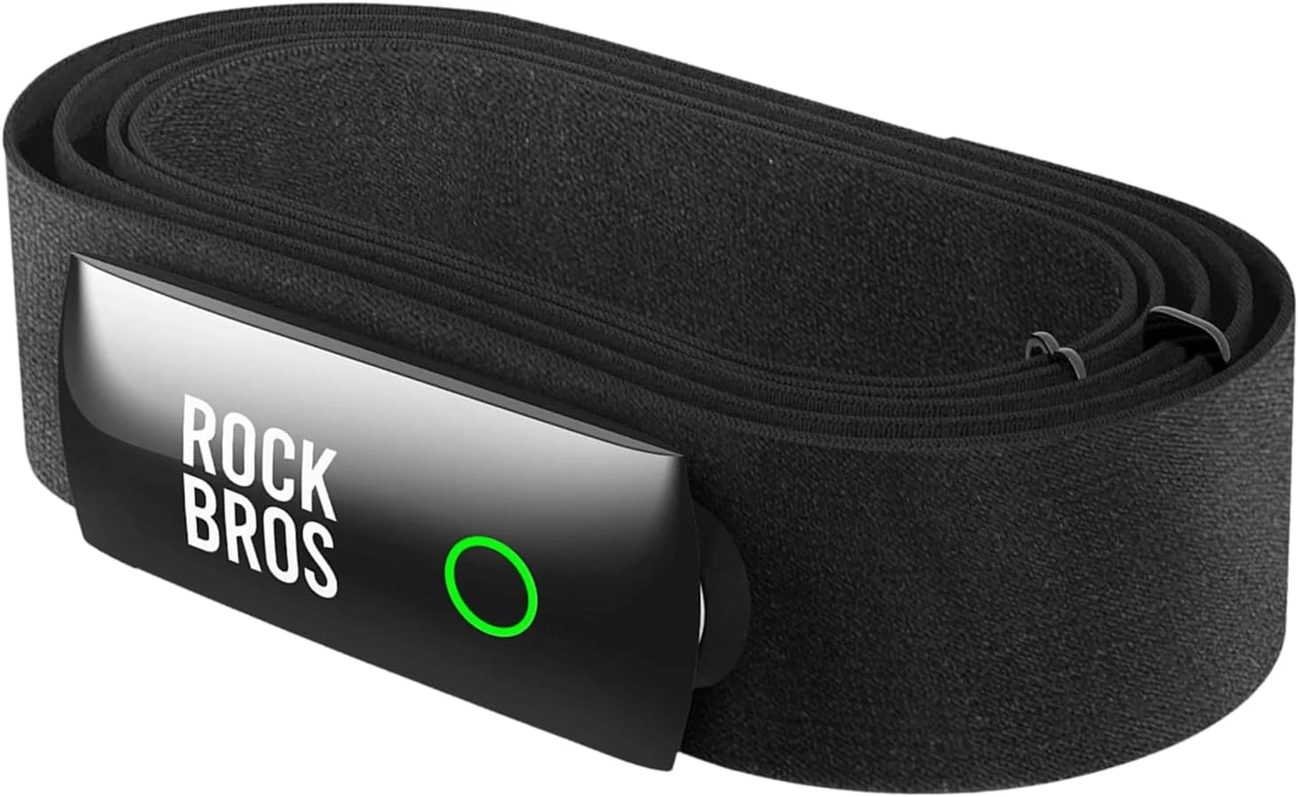 سنسور ضربان قلب بلوتوث و ANT+ ROCKBROS با نمایشگر LED، ضد آب IP67، شارژ مغناطیسی، سازگار با Strava Zwift Wahoo Garmin