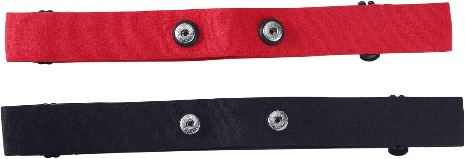 بند جایگزین مانیتور ضربان قلب، بند سینه قابل تنظیم سازگار با Myzone MZ-3 & MZ-1 (بسته 2 عددی)