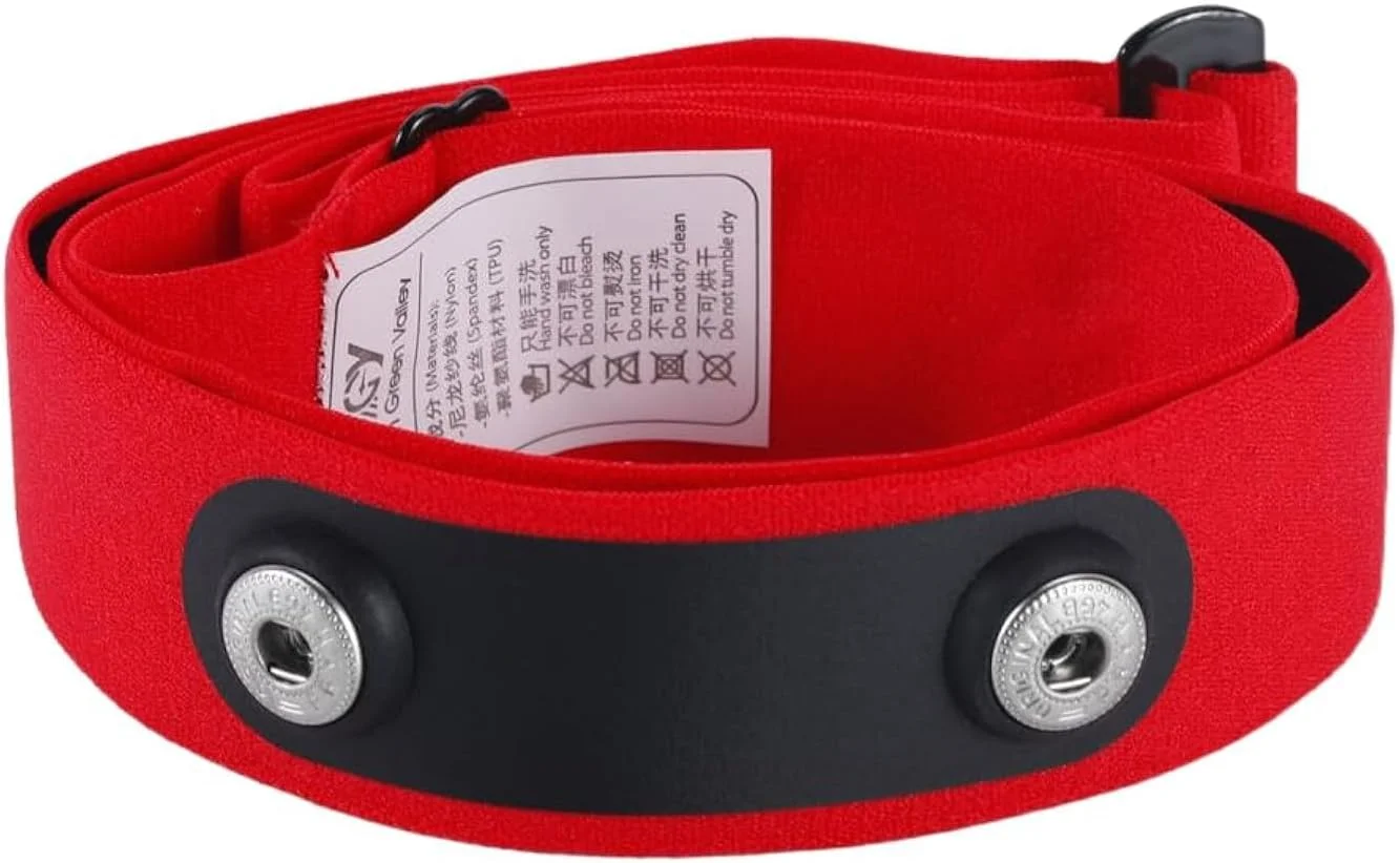 بند سینه حرفه ای ضد آب و ضد تعریق دره سبز غنی سازگار با بند MYZONE MZ-3, MZ-1