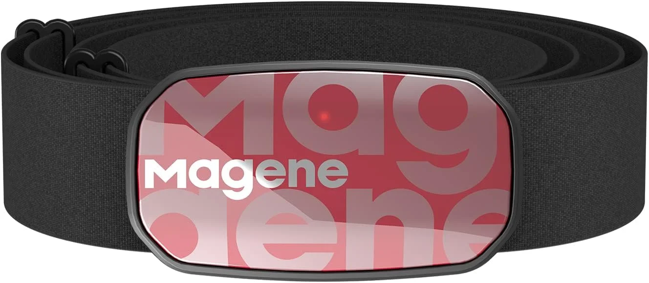 سنسور ضربان قلب Magene H603 با بند قفسه سینه، ردیاب تناسب اندام IP67 ضد آب، پشتیبانی از بلوتوث 4.2 و ANT+، سازگار با Wahoo، Zwift، Strava، Elite HRV