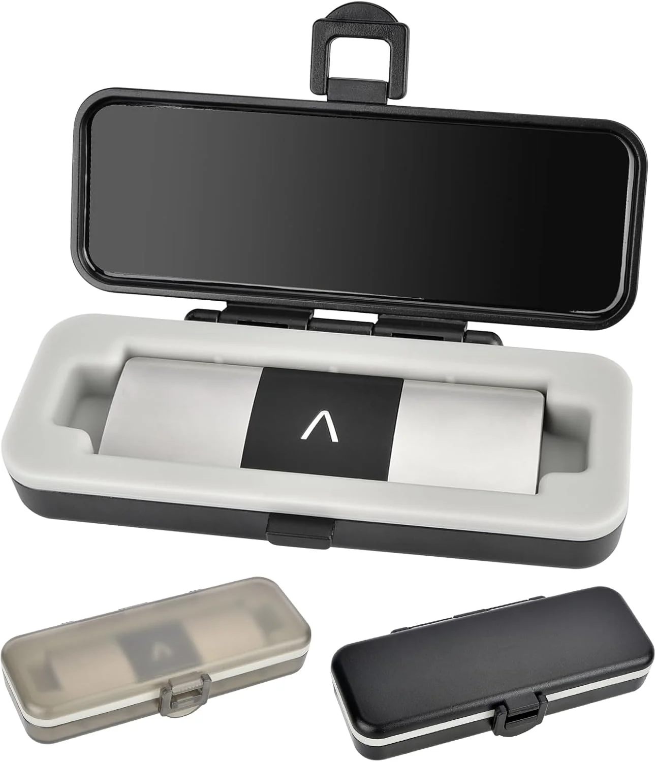 کیف سخت iGuerburn برای دستگاه نوار قلب شخصی 6 لید AliveCor KardiaMobile، کیف محافظ مانیتور ضربان قلب برای Kardia Mobile 6L ECG، مشکی (مناسب KardiaMobile 1L نیست!)