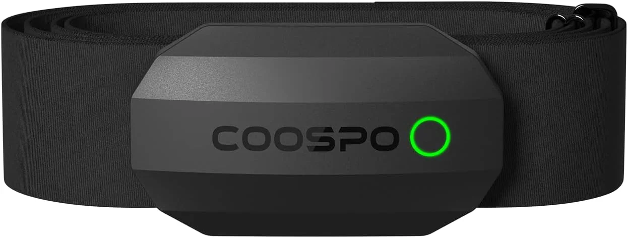 سنسور ضربان قلب بلوتوثی COOSPO H808S، مناسب برای ورزش، دارای سنسور ضربان قلب Ant+ سازگار با CoospoRide، Wahoo، Adidas Run، Rouvy، Pulsoid