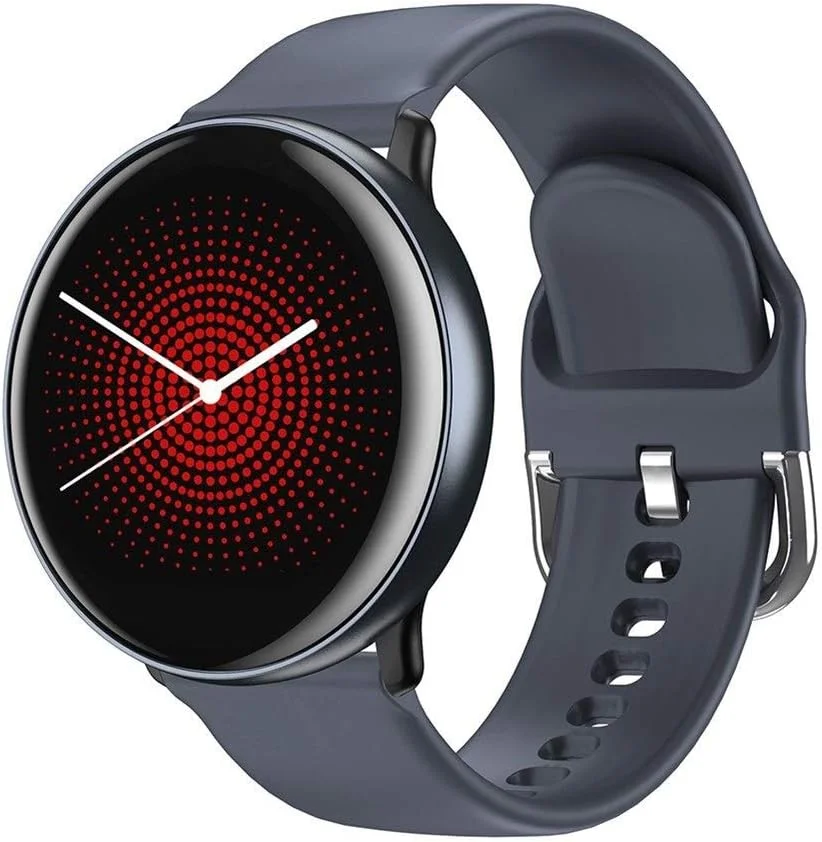 دستبند تناسب اندام WVV ساعت هوشمند ضربان قلب IP68 ضد آب ورزشی گام شمار جدید (رنگ: خاکستری)