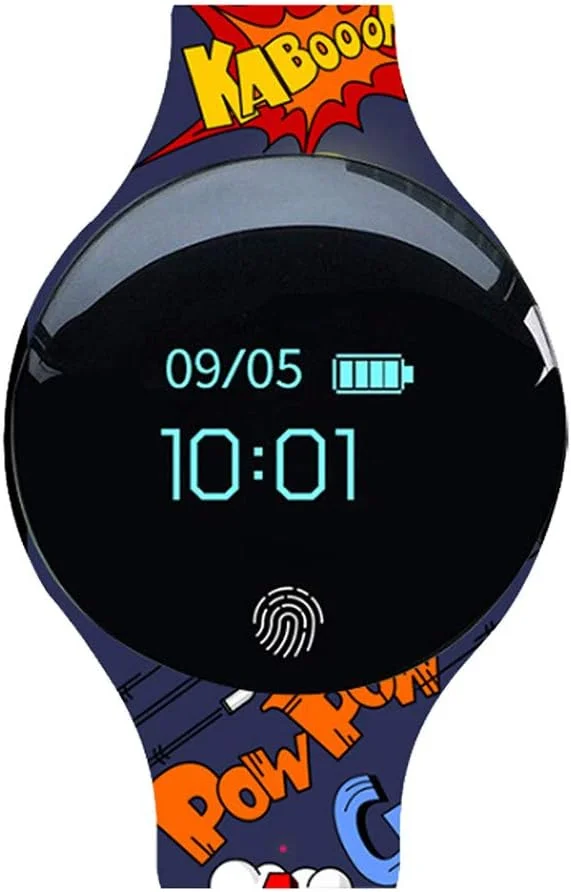 دستبند هوشمند ضدآب ورزشی با قابلیت پایش ضربان قلب، یادآوری پیام و شمارش گام و فشار خون