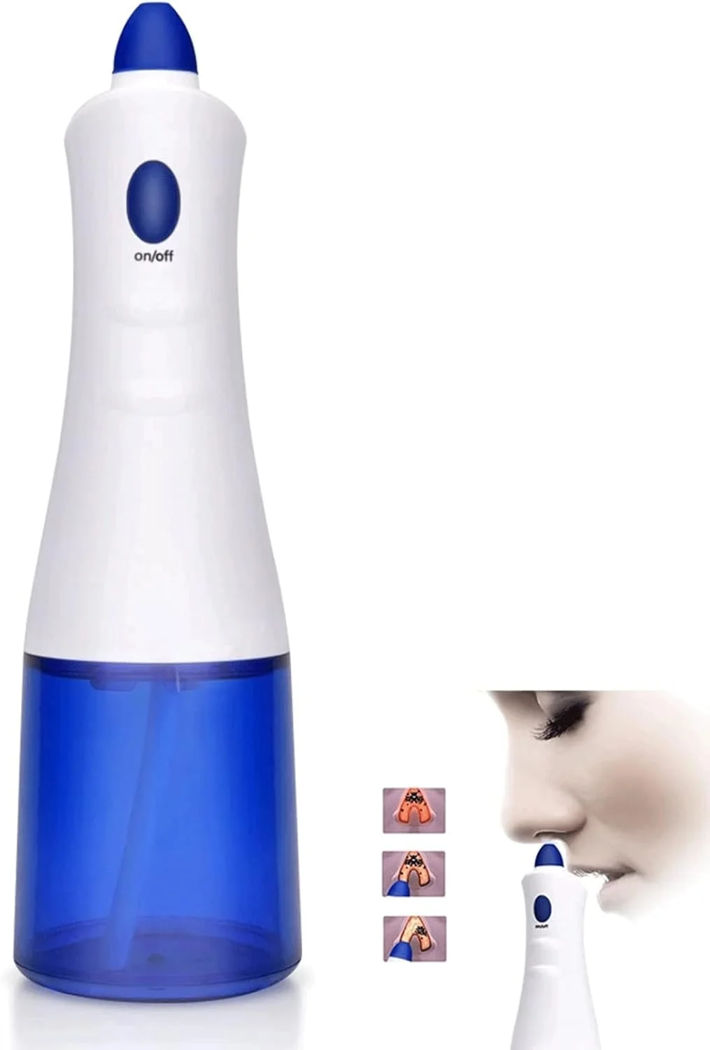 دستگاه شستشوی بینی برقی ETELIN، کیت شستشوی سینوس، سیستم آبیاری بینی 300 میلی لیتر، پاک کننده بینی برای بزرگسالان و کودکان