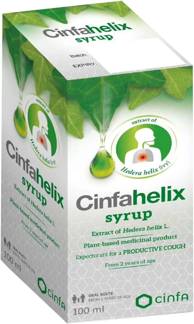شربت سرفه سینفاهلیکس سینفا ۱۰۰ میلی لیتر