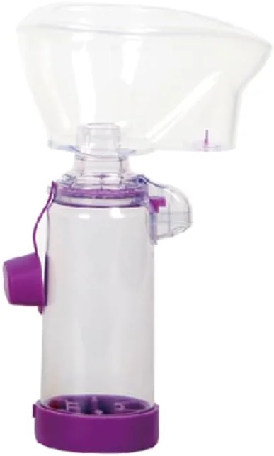 محفظه نگهدارنده دارو استنشاقی مدل Dl-01 به همراه ماسک، بزرگ 175 میلی لیتر | ماسک سیلیکونی راحت | استنشاق با مقاومت کم | دستگاه قابل حمل