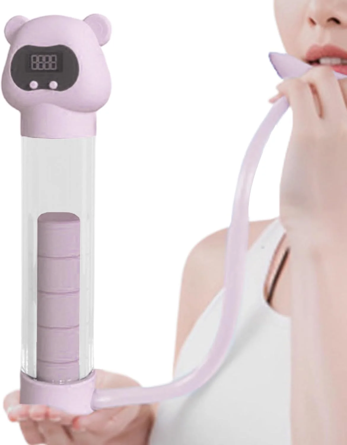 ابزار تمرین تنفسی، دمبل های قابل تنظیم تمرین دهنده ظرفیت ریه | تمرین دهنده تنفسی استنشاقی | برای مردان جوان نوجوان ورزشکاران دوچرخه سواران گلف بازان همسر خانواده