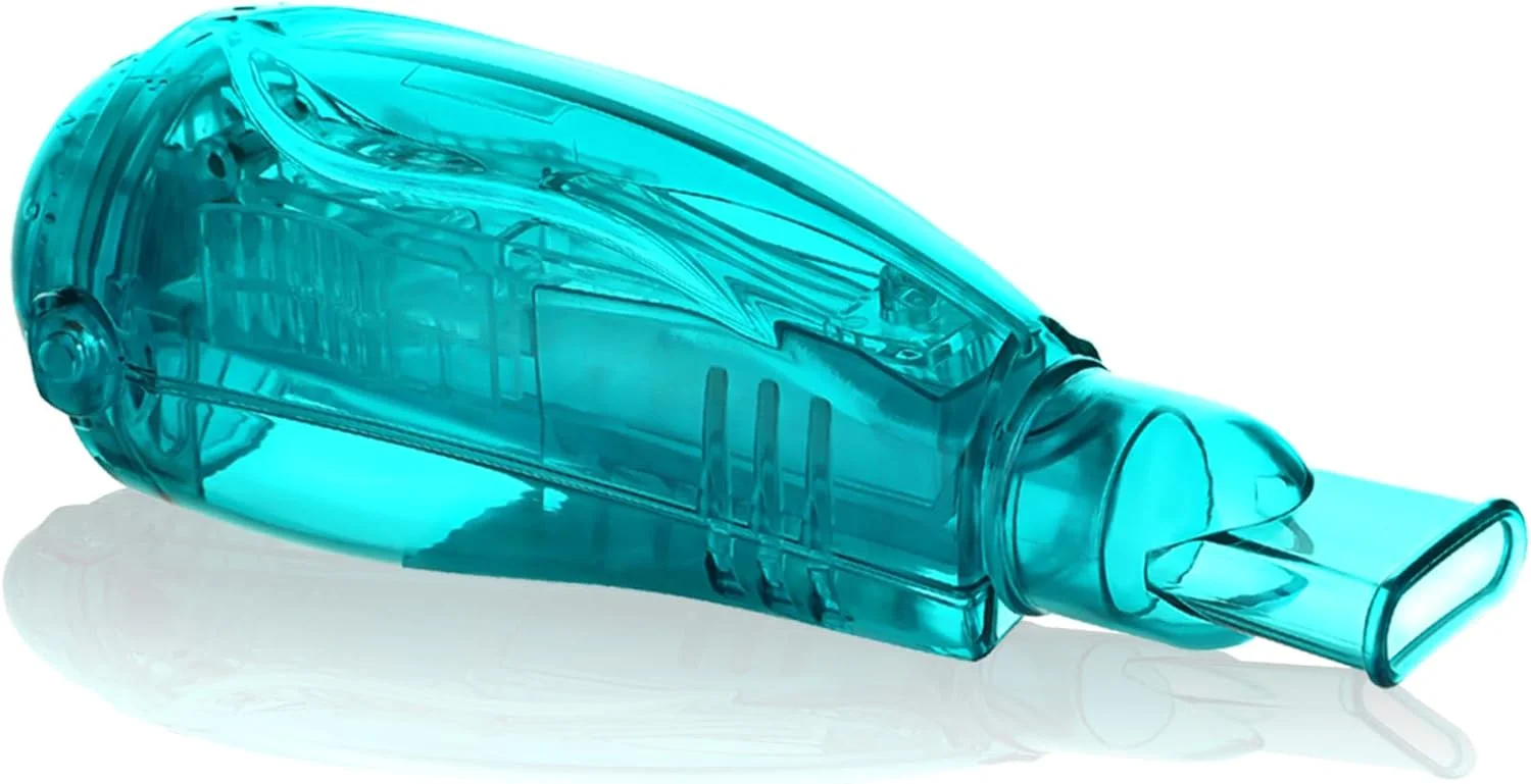 دستگاه تنفسی آکاپلا، دریچه فلاتر، دستگاه تمرین تنفسی برای ریه ها - مواد با درجه پزشکی، مقاومت قابل تنظیم برای پاکسازی موثر مخاط و تمرین تنفسی