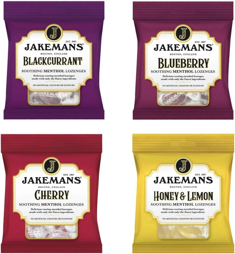 مجموعه قرص های خوشبو کننده دهان با طعم های مختلف - بسته 4 عددی 73 گرمی (تمشک آبی، انگور سیاه، عسل و لیمو، گیلاس) - بسته بندی شده