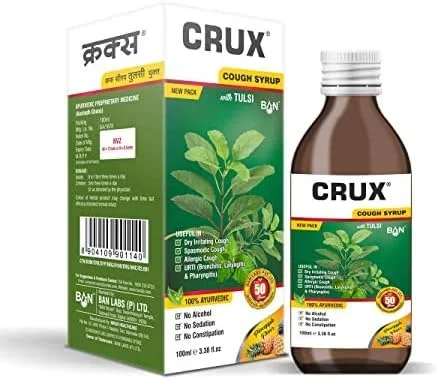 شربت سرفه کراکس بن لابس ۱۰۰ میلی لیتر با تولسی