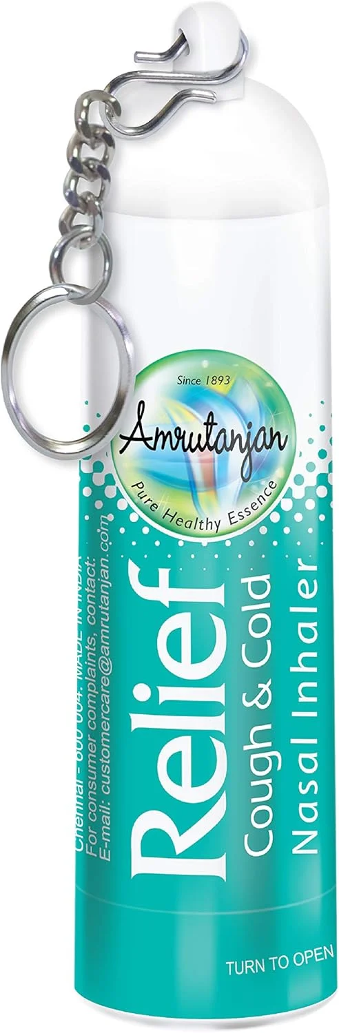 استنشاقی بینی امرتانجان برای تسکین سرفه و سرماخوردگی - تسکین سریع گرفتگی بینی - 0.75 گرم