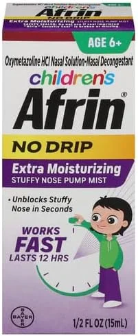 اسپری بینی مرطوب کننده آفرین برای کودکان 6 سال به بالا، تسکین گرفتگی بینی، 15 میلی لیتر