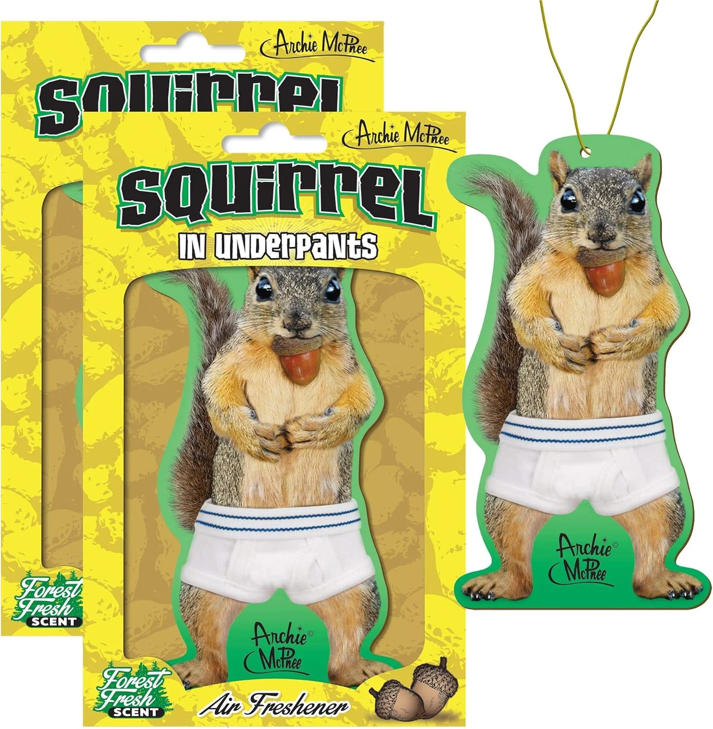 خوشبو کننده هوا طرح سنجاب با لباس زیر (بسته 2 عددی)