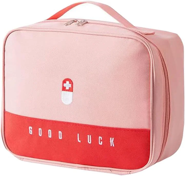 کیف کمک های اولیه خالی، لوازم پزشکی مسافرتی، سازمان دهنده لوازم آرایشی، کیف دارو، کیت ایمنی مناسب برای پیاده روی در فضای باز - A01