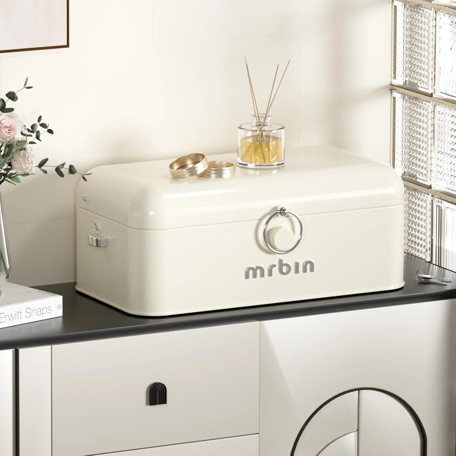 جعبه کمک های اولیه فلزی دو طبقه MRBIN، جعبه های ایمن تاشو ضد آب و سازمان دهنده ذخیره لوازم، کیت کمک های اولیه خالی برای خانه، کیت اضطراری قابل حمل، سفید کرمی