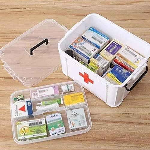 جعبه کمک های اولیه کیدوزی، جعبه نگهداری دارو دو لایه، جعبه پلاستیکی نگهدارنده دارو، جعبه قرص (سایز: کوچک)، سایز: کوچک (سایز: بزرگ) - تصویر 3 جعبه کمک های اولیه کیدوزی، جعبه نگهداری دارو دو لایه، جعبه پلاستیکی نگهدارنده دارو، جعبه قرص (سایز: کوچک)، سایز: کوچک (سایز: بزرگ) - تصویر 3