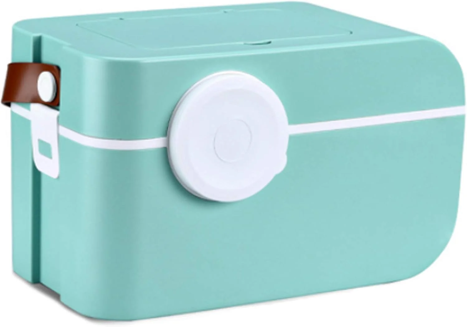 جعبه نگهداری داروی خانگی، جعبه کمک های اولیه کودکان، جعبه داروی قابل حمل با ظرفیت بزرگ، جعبه داروی خانگی (رنگ: سبز)