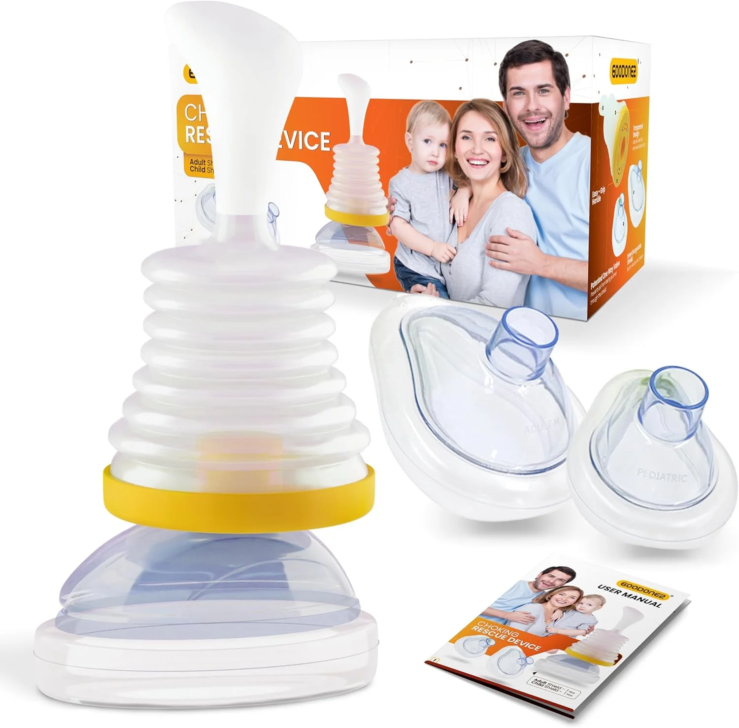 کیت دستگاه مکش قابل حمل 3 عددی برای کمک به حذف سریع و موثر اشیاء، کیت نرم خانگی، استفاده آسان، کیت کمک های اولیه