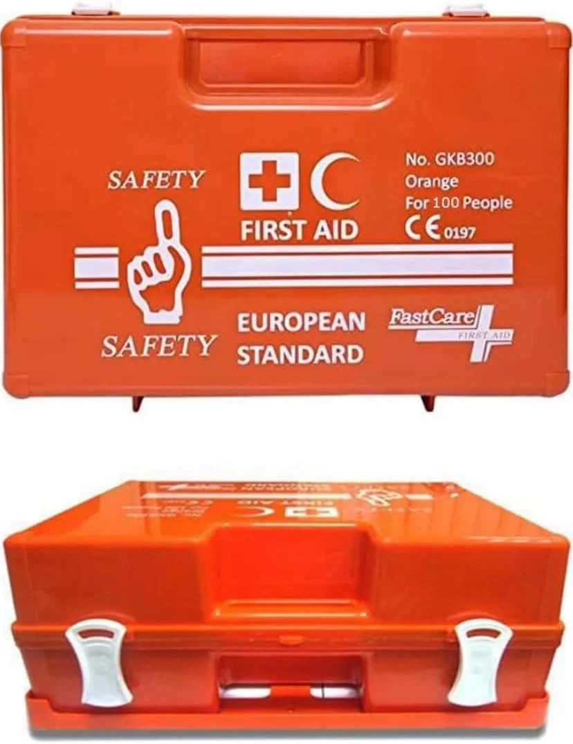 جعبه کمک های اولیه برای خانه، ماشین، اداره، کمپینگ، مسافرت، جعبه کمک های اولیه اضطراری برای 100 نفر - شماره مدل: GKB300 (100 نفر)
