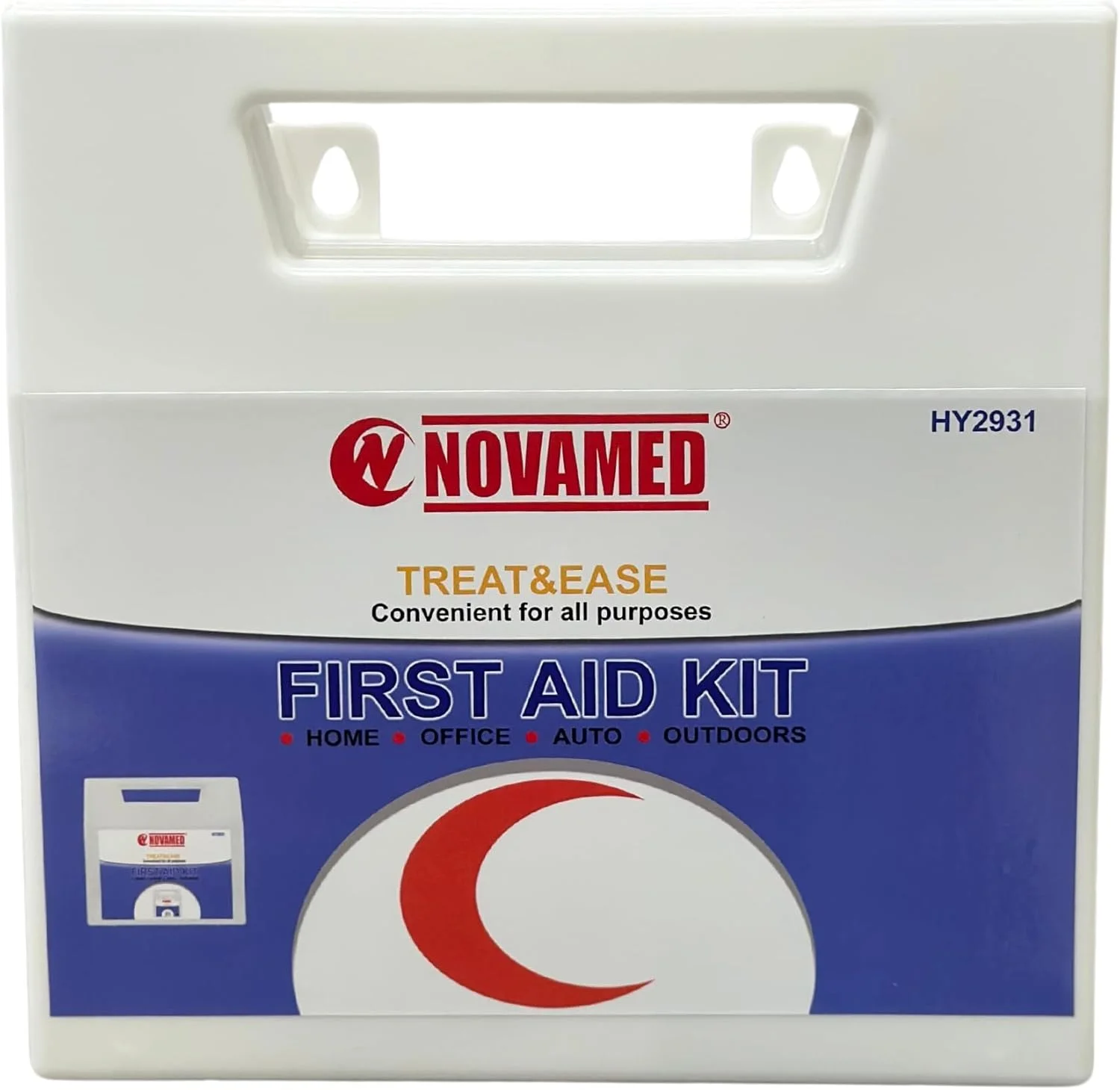 جعبه کمک های اولیه نوا مد برای منزل، اداره، خودرو و فضای باز، ۸۰ تکه (HY2931)