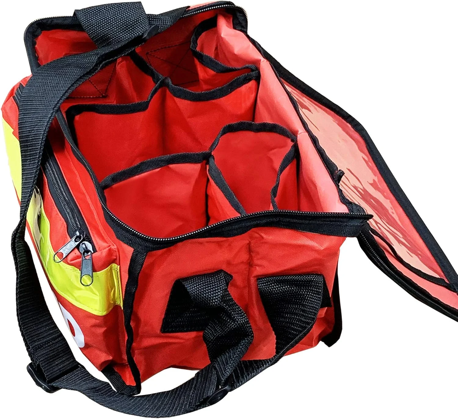 کیف کمک های اولیه پزشکی JFA مدل کوله پشتی هاورساک قرمز با جیب جلویی - خالی